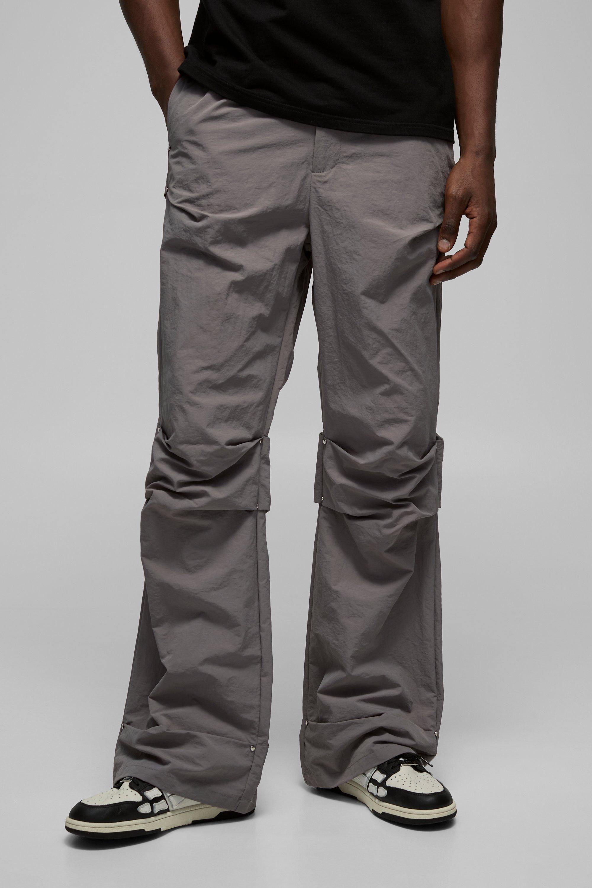 Men's Nylon Pants | boohooMAN USA Men's Nylon Pants | boohooMAN USA